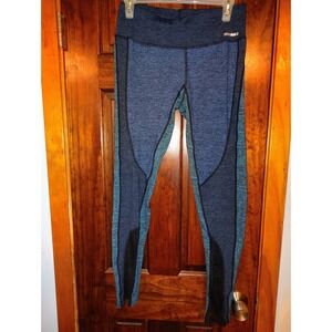 JGX Performance Leggings Women's Medium Blue Workout Fitness Athleisure